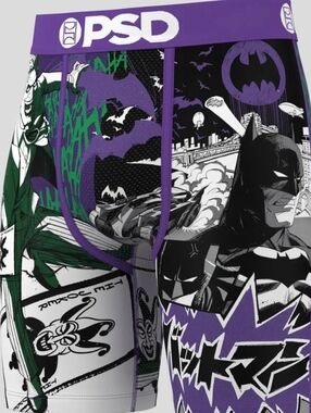PSD DC- Bat Joker Split Boxer Briefs